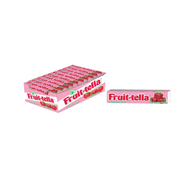 Fruit Tella Strawberry Stick Strawberry Flavor 45Gm (20 Pcs)